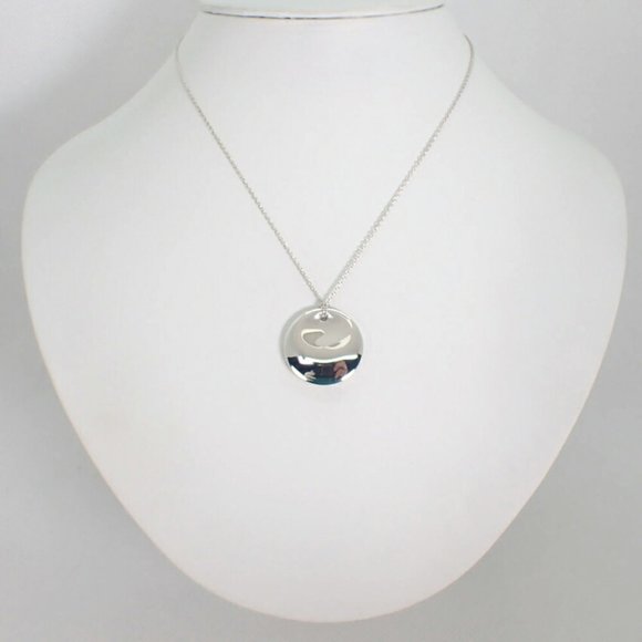TIFFANY 925 circle pendant necklace - Picture 2 of 9